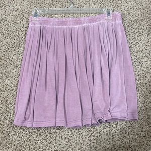 Purplish pink skirt